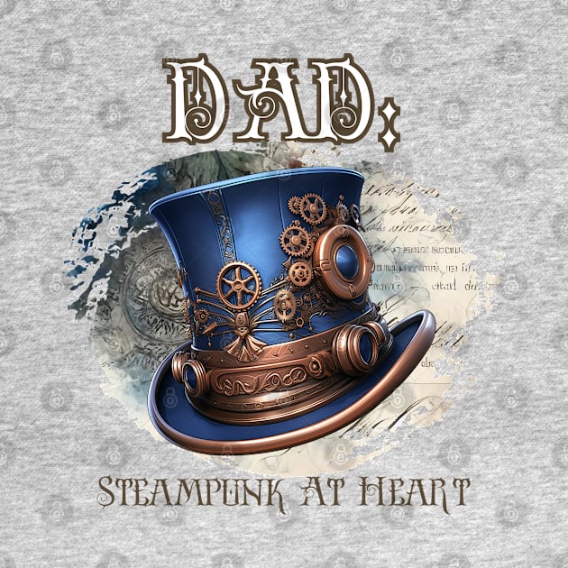 Dad: Steampunk At Heart Top Hat by Té de Chocolate